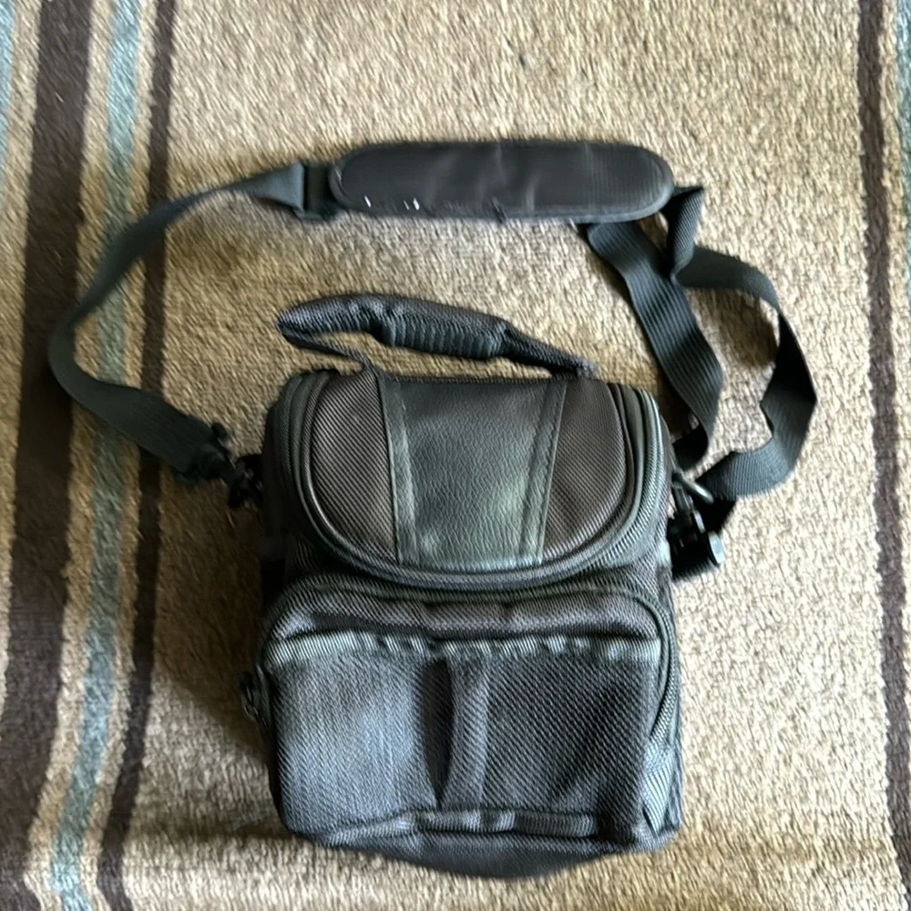 Small Camera Bag, Black, Good Condition.